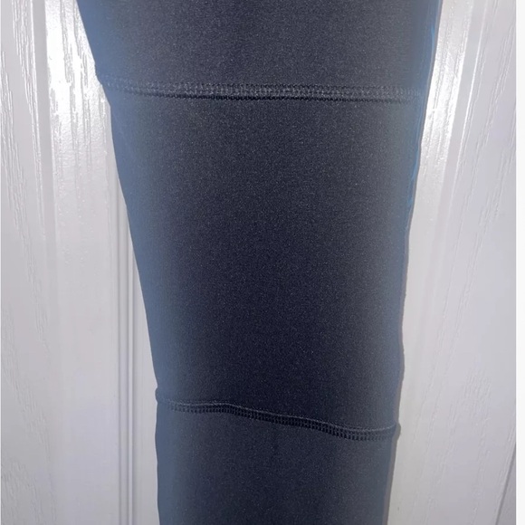 Under Armour Leggings Heat Gear Size Small Blue And Black - Picture 7 of 8